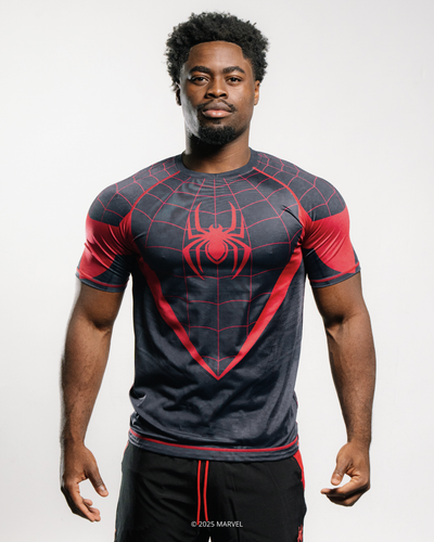 Spider-Man Miles Morales Short Sleeve MMA Rash Guard