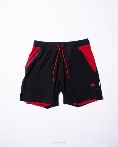 Spider-Man Miles Morales 7" Performance Shorts w/Liner