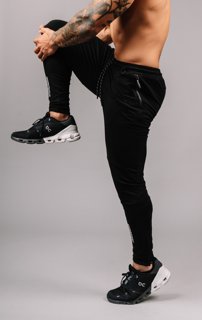 Superfit Cropped Jogger Pant, Black - Activewear