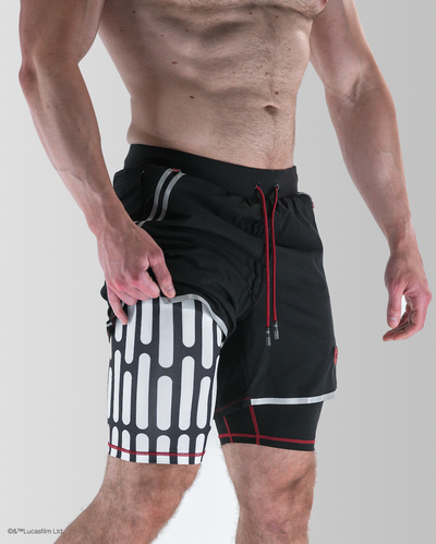 DARTH VADER Death Star Performance 7" Liner Shorts