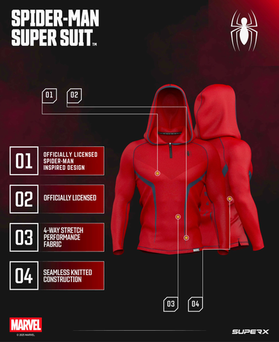 Spider-Man Super Suit™ Compression Pullover Hoodie